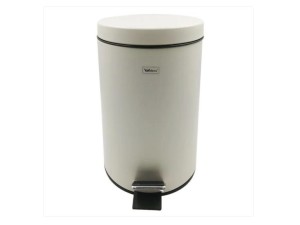 LIXEIRA PEDAL 12L BRANCA