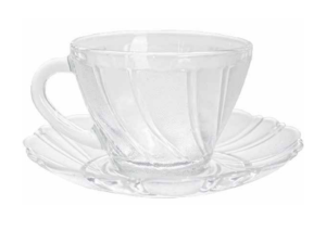 JOGO 6 XICARA VIDRO 200ML 