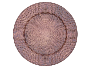 SOUSPLAT PLASTICO 33CM RATTAN BRONZE