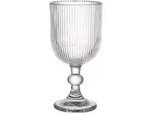 JOGO 6 TACA 400ML VIDRO RAYÉ CLEAR