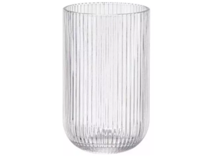 JOGO 6 COPO VIDRO 450ML RAYÉ CLEAR