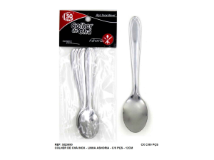 COLHER CHA C/6 ASHORIA 12CM