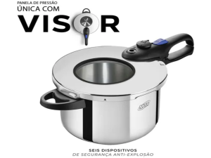 PANELA PRESSAO 6,0L C/VISOR INOX
