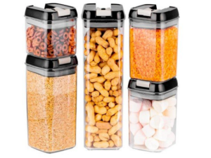 JOGO 5 POTE ACRILICO TP-PRETA