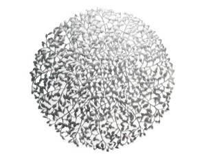 LUGAR AMERICANO 38X38CM GARDEN PRATA