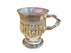 CANECA DE VIDRO 130ML LUCENT AMBAR