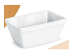 PORTA SACHE CERAMICA 6,5X11CM BRANCO