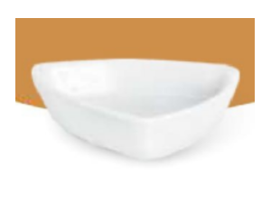 MINI TRAVESSA CERAMICA 09CM 55ML TRIANGULAR