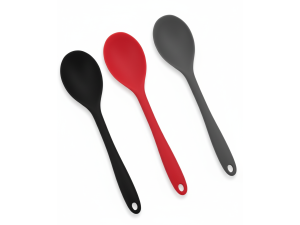 COLHER DE SILICONE (VARIAS CORES) 28x06cm