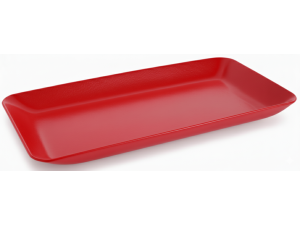 TRAVESSA EVO 19CM RETANGULAR MOGNO