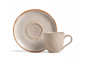 XICARA DE CERAMICA 120ML PARA CAFE COM PIRES - BIO TEMPUS