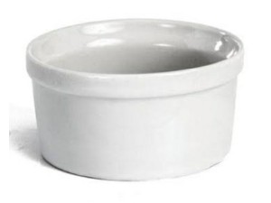 RAMEQUIN CERAMICO  77ML LISO BRANCO