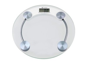 BALANCA BANHEIRO VIDRO REDONDA 180 KG